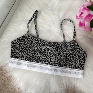 Calvin Klein Leopard Unlined Bralette